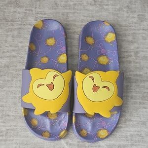Disney Purple and Yellow Kids Slippers
